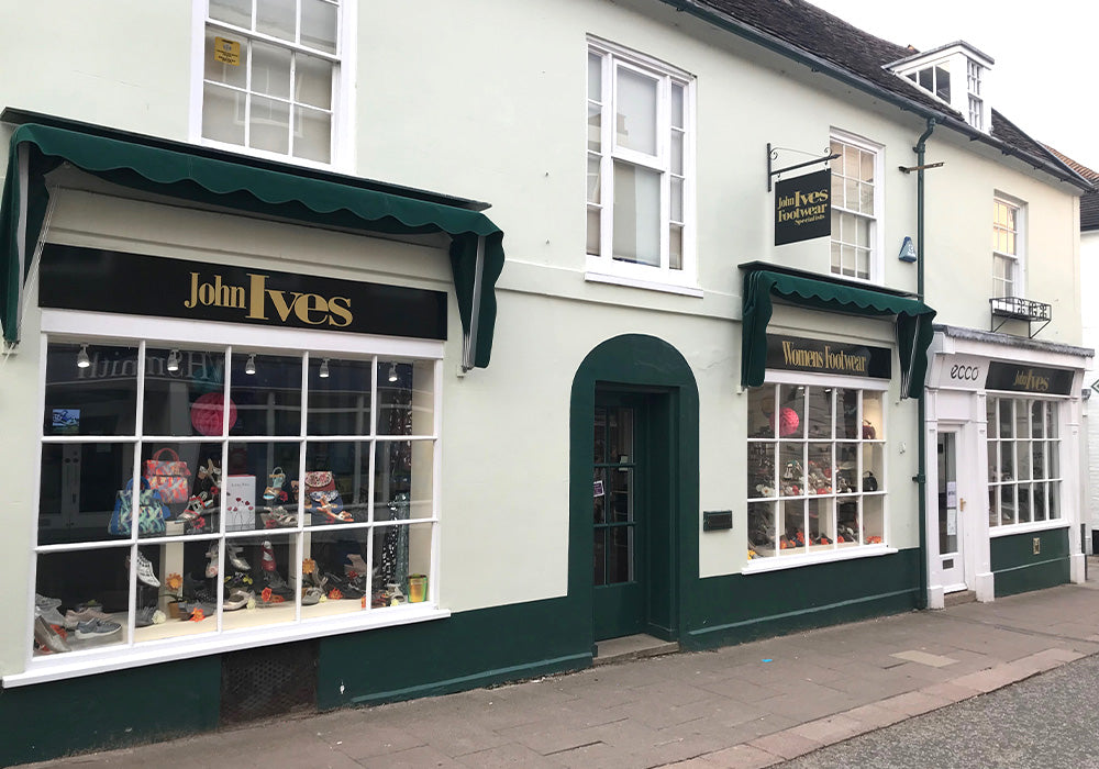 Photography of Ives Shoes Store Front