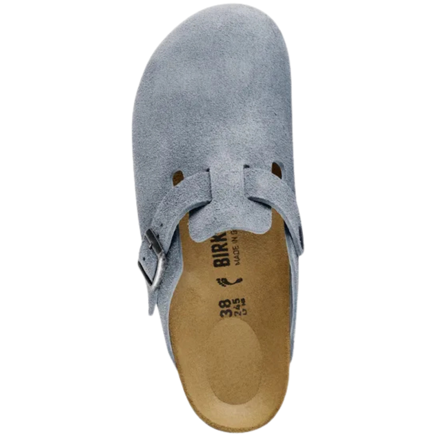 Birkenstock Boston Suede Leather 1032771 Sky Blue