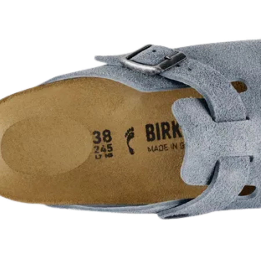 Birkenstock Boston Suede Leather 1032771 Sky Blue