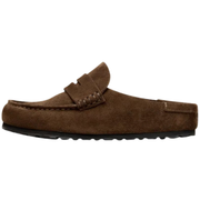 Birkenstock Naples Wrapped Suede 1031605 Dark Brown