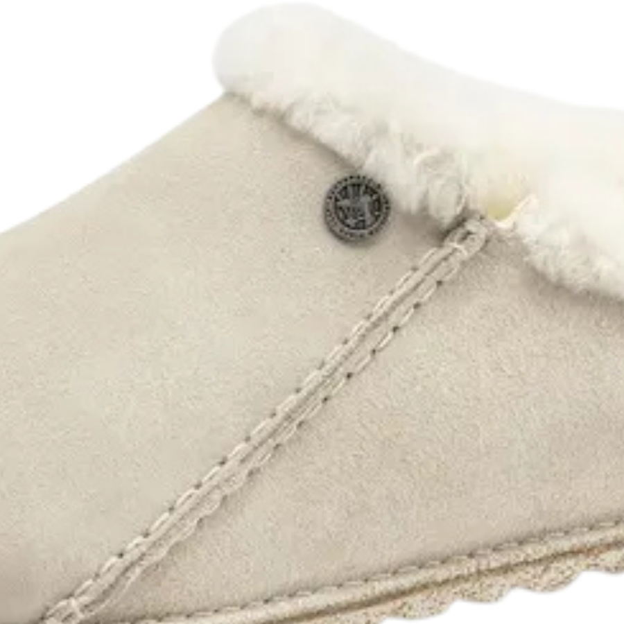Birkenstock Zermatt Premium Suede Leather 1025018 Off-White