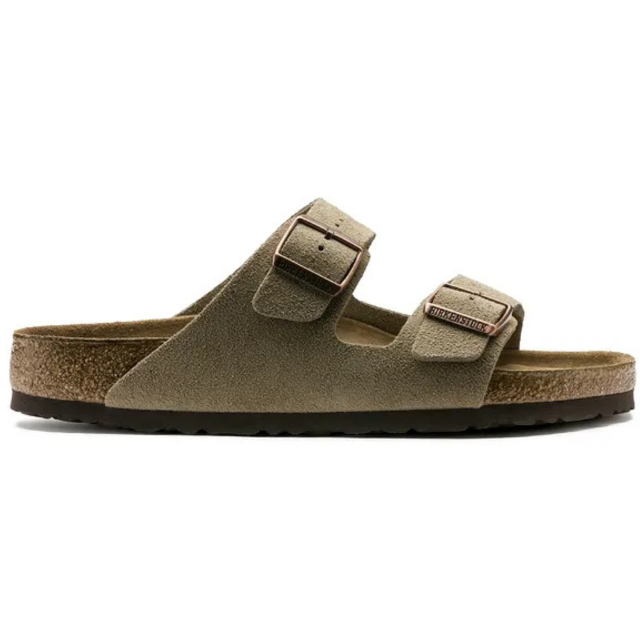Birkenstock Arizona Soft Footbed Suede Leather 0951301 Taupe