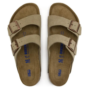 Birkenstock Arizona Soft Footbed Suede Leather 0951301 Taupe