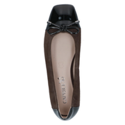 Caprice Nadia 22104 Brown Nubuck/Black Patent