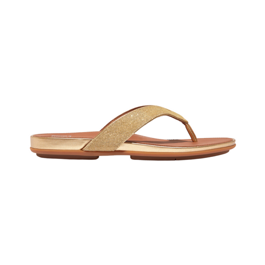 FitFlop Gracie Toe-Post-Platino
