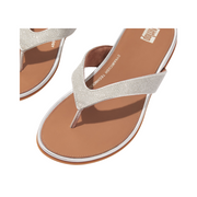 FitFlop Gracie Toe-Post-Silver