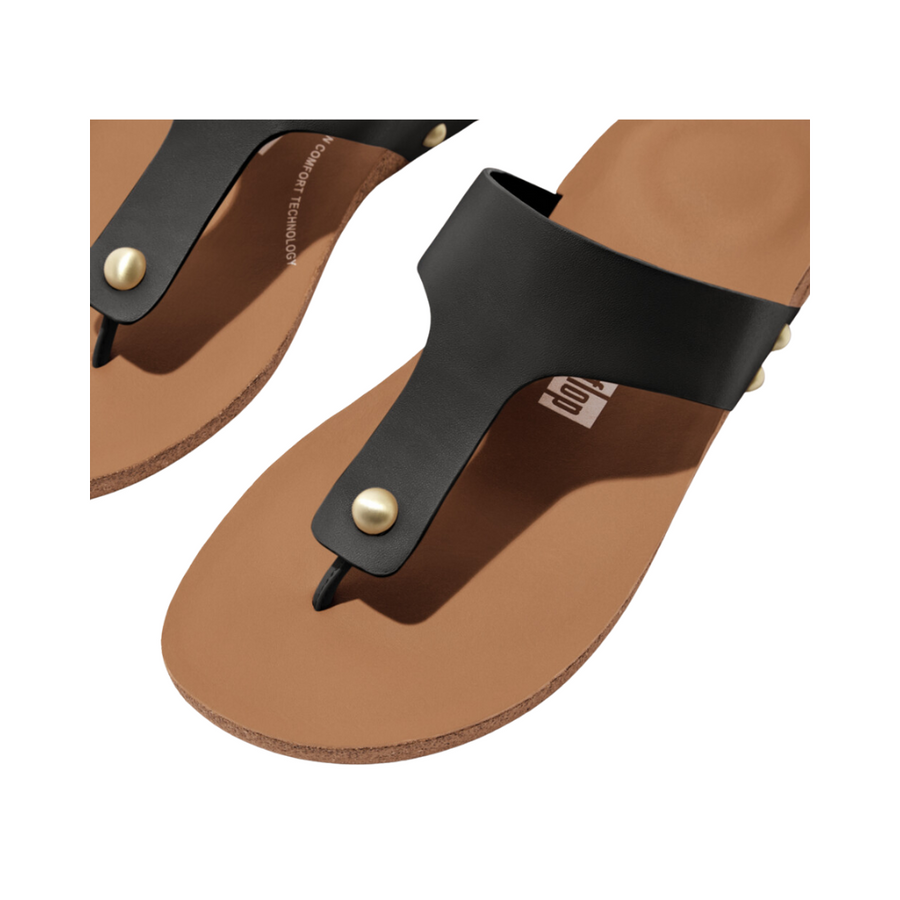 FitFlop Iqushion Leather-Black