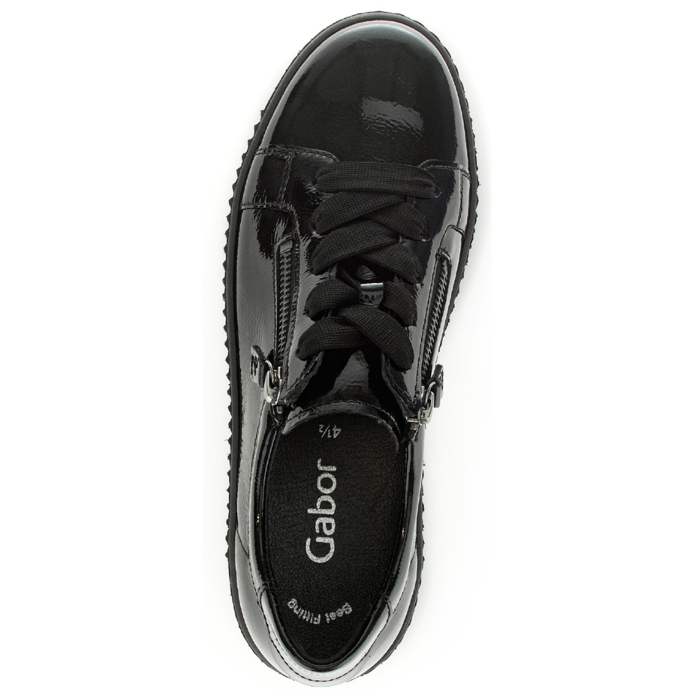 Gabor Wisdom 73334 Black Patent