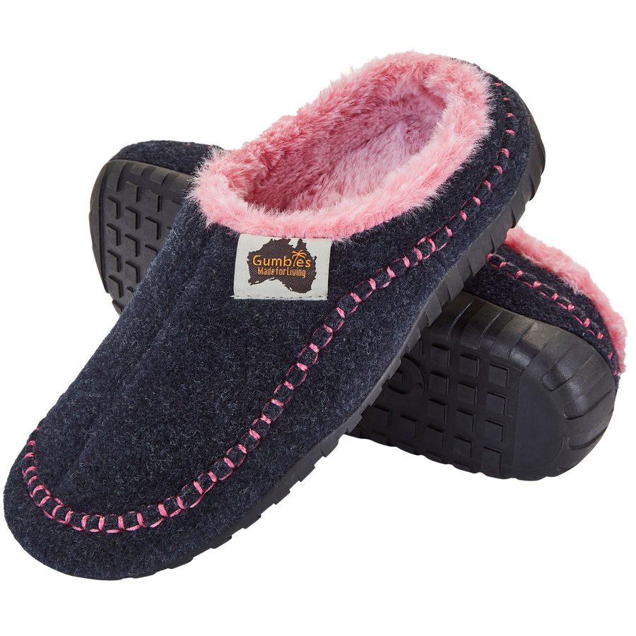 Gumbies Ossa Navy/Pink