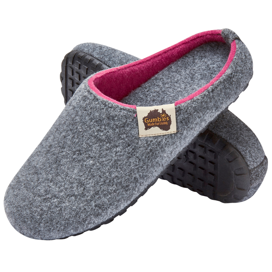 Gumbies Outback Grey/Pink