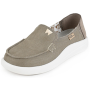 Kickback Rizzo Linen Loafer Taupe