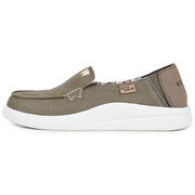Kickback Rizzo Linen Loafer Taupe