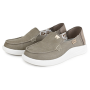 Kickback Rizzo Linen Loafer Taupe