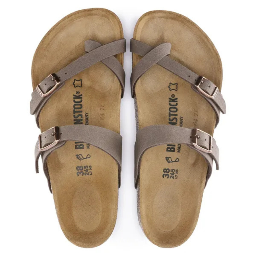Birkenstock Mayari Birko Flor Nubuck 71061 Brown