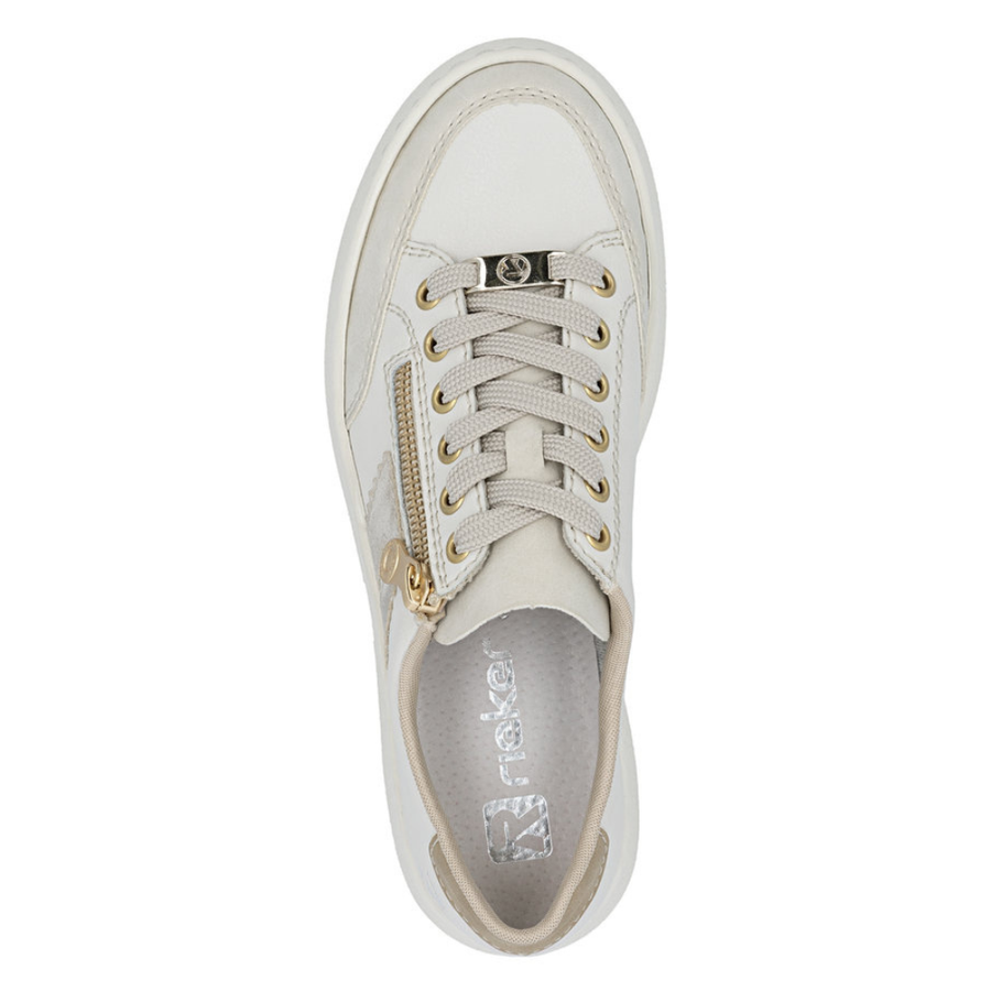 Rieker Ultra Lightweight Sneaker M1912-80 Off-White