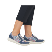 Rieker Floral Sneaker 50900-Jeans