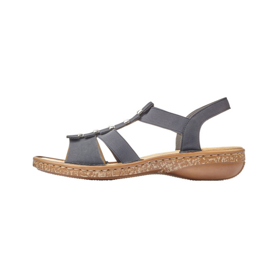 Rieker Elastic Sandal 62850-Pazific