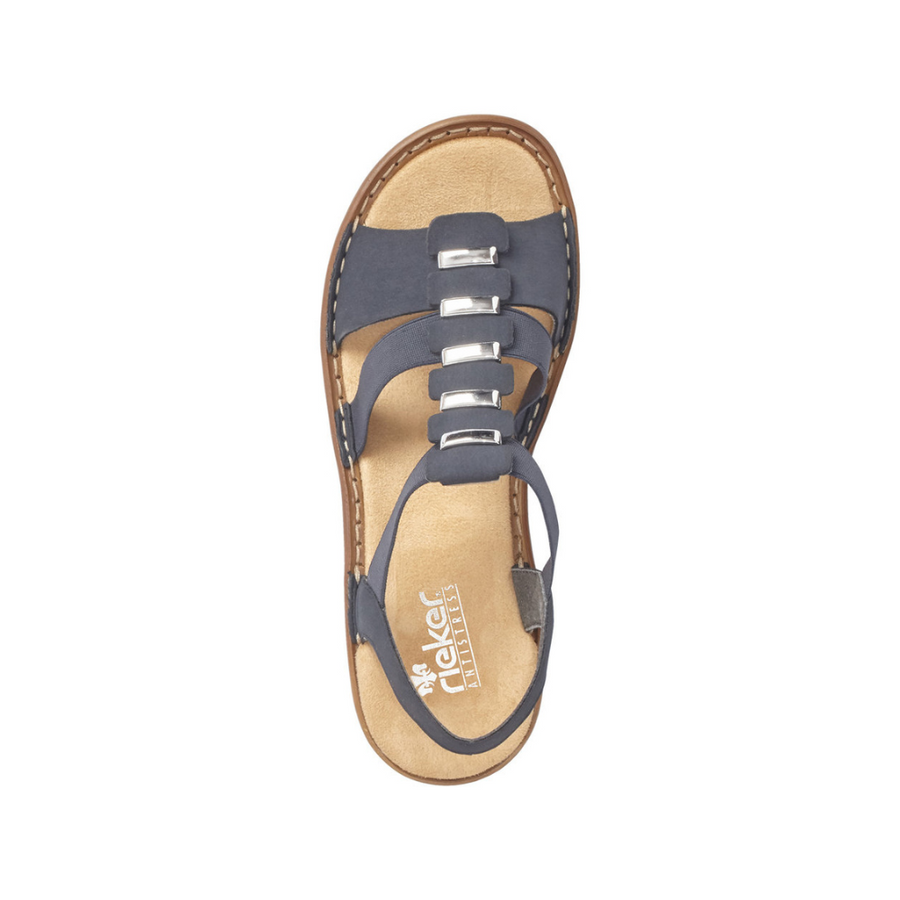 Rieker Elastic Sandal 62850-Pazific