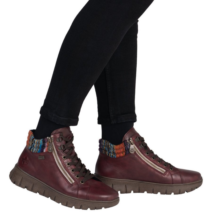 Rieker N1305 Vino Red