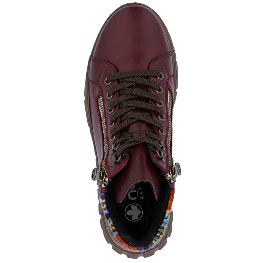 Rieker N1305 Vino Red