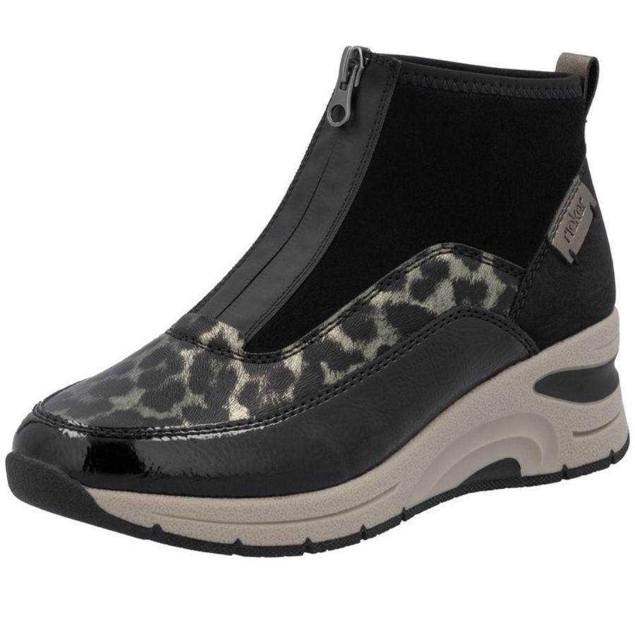 Rieker N9362 Black/Gold