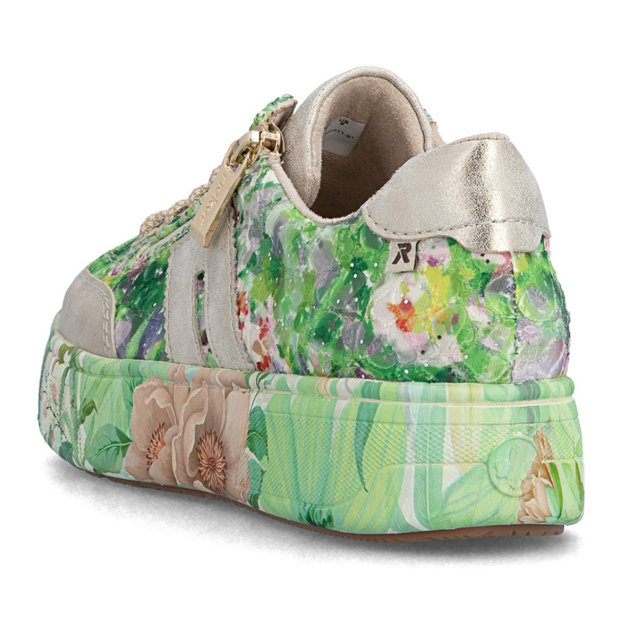 Rieker Flower-Power Sneaker M7711-91 Green