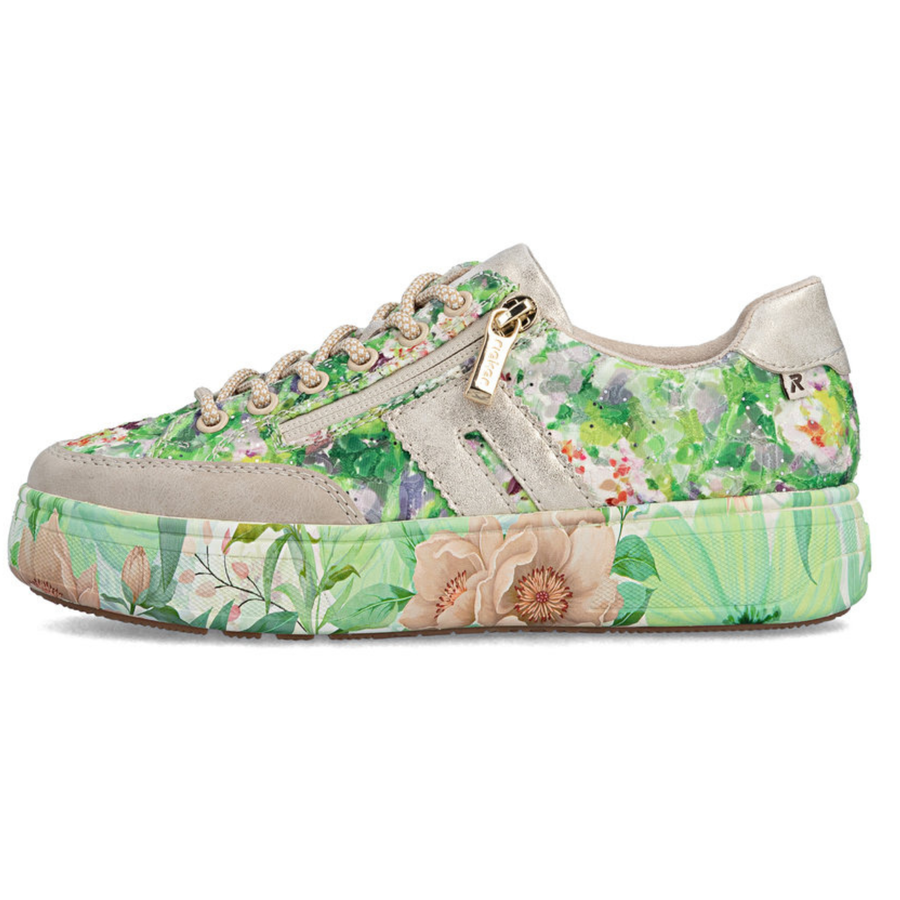 Rieker Flower-Power Sneaker M7711-91 Green