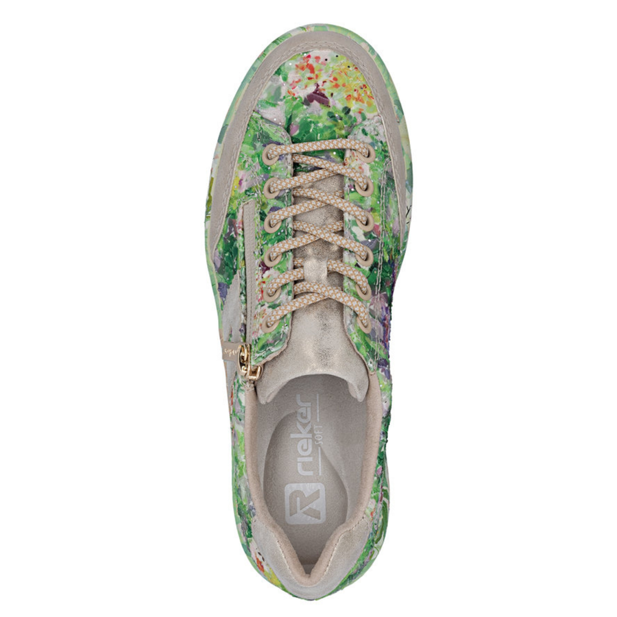 Rieker Flower-Power Sneaker M7711-91 Green