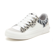 Rocket Dog Cheery Blocked Animal Print Grey