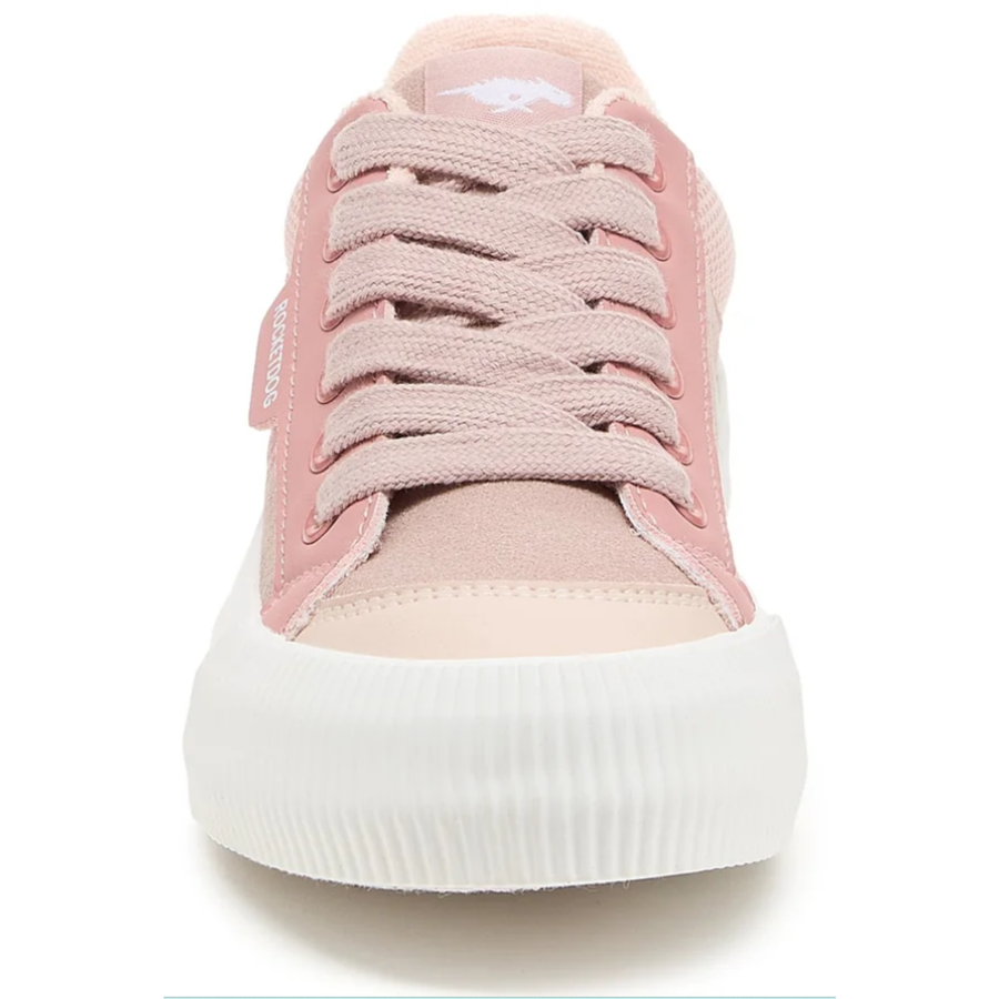 Rocket Dog Cheery Blocked Fabric Mauve