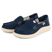 Kickback Rizzo Linen Loafer Navy