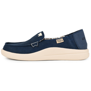 Kickback Rizzo Linen Loafer Navy