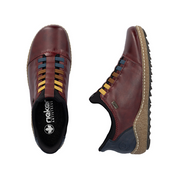 Rieker L7562 Ready2Go Vino Red