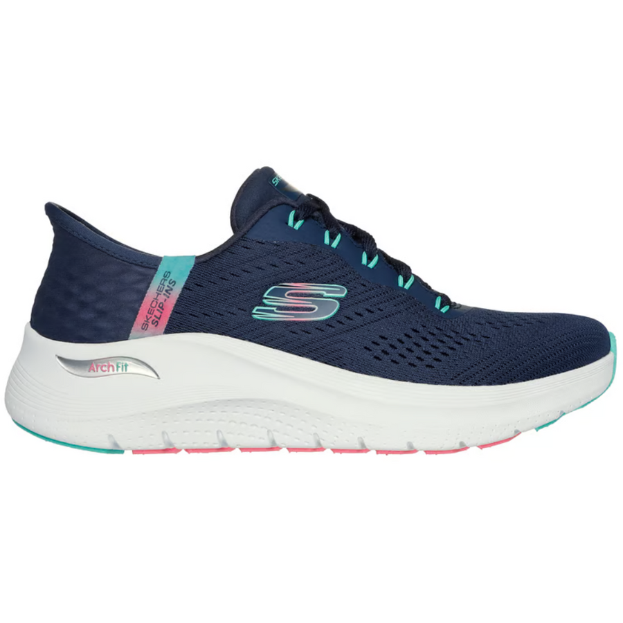 Skechers Slipins Arch Fit 2.0 Easy Chic 150066 Navy/Turquoise