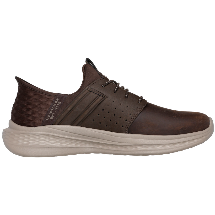 Skechers Slipins Relax Slade Zachary 210828 Dark Brown