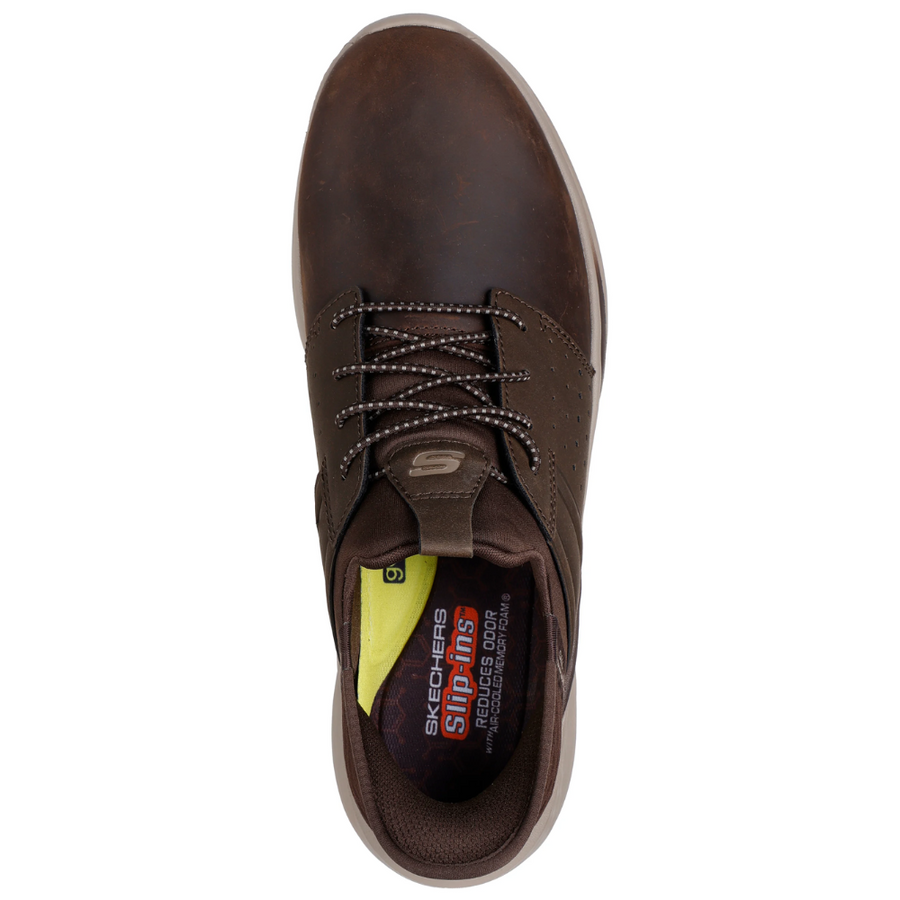 Skechers Slipins Relax Slade Zachary 210828 Dark Brown