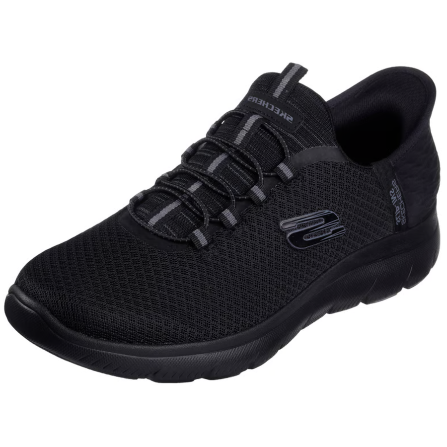 Skechers Slipins Summits High-Range 232457W Black WIDE