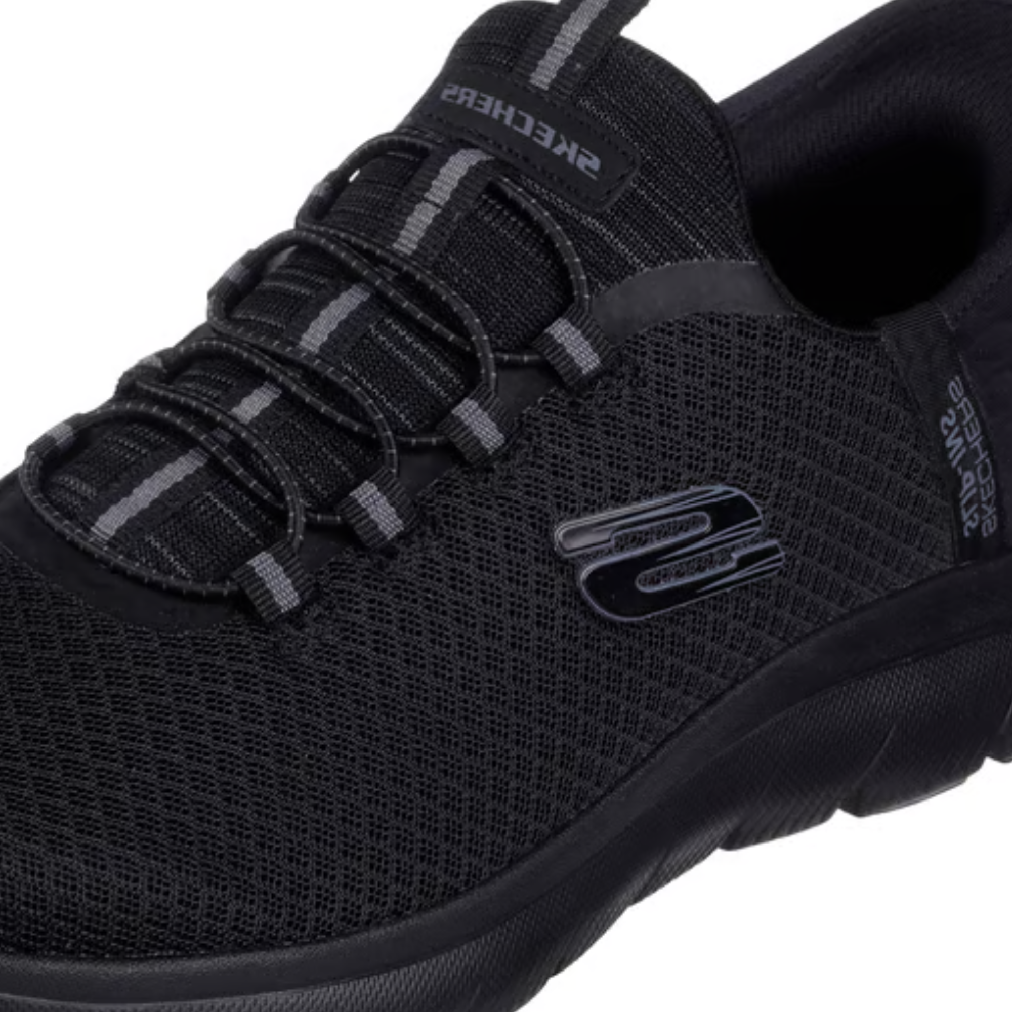 Skechers Slipins Summits High-Range 232457W Black WIDE