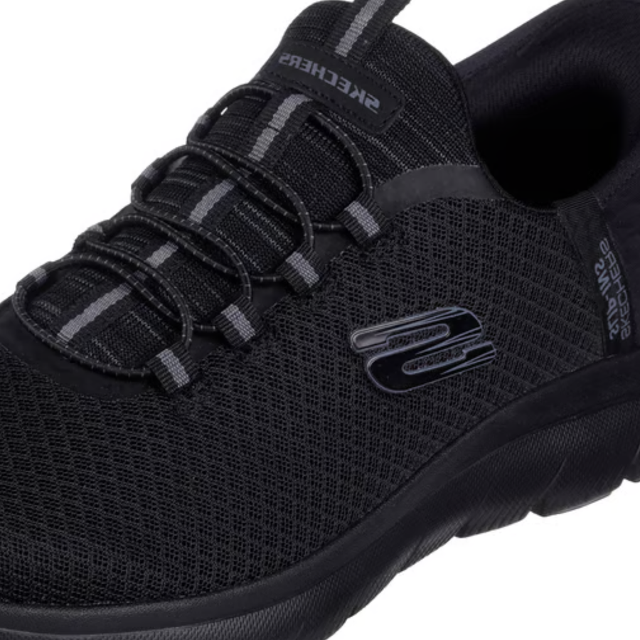 Skechers Slipins Summits High-Range 232457W Black WIDE
