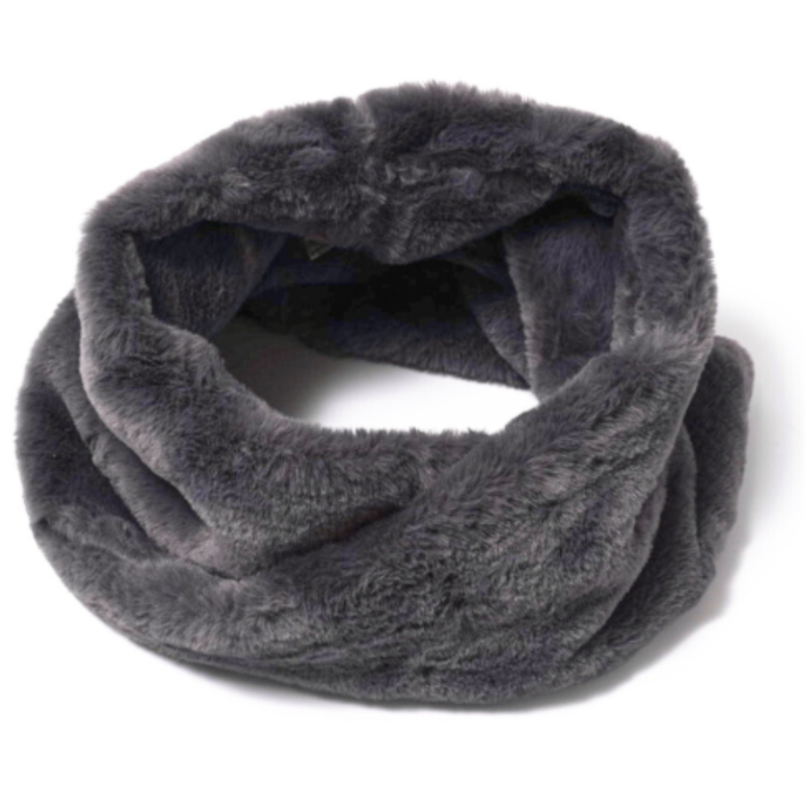 Snood 23304 Faux Fur Grey