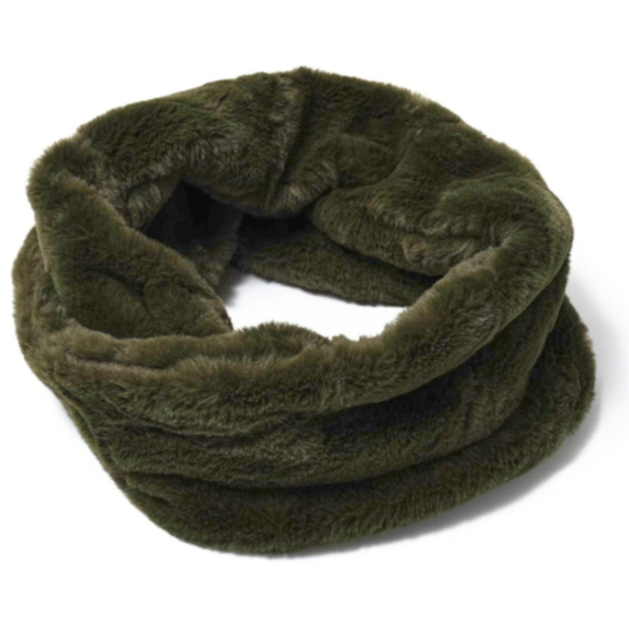 Snood 23304 Faux Fur Green